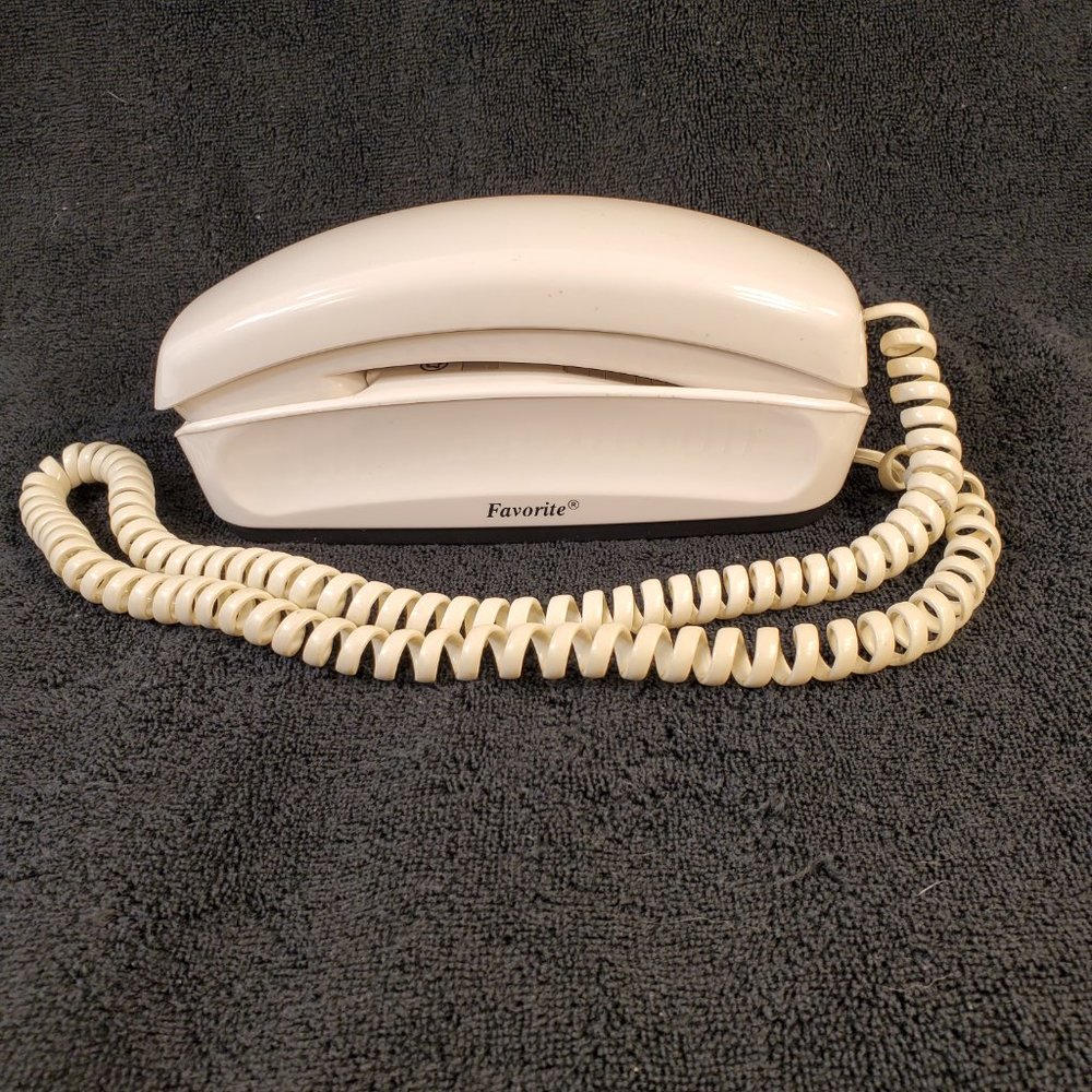 Northwestern Bell Phone "Favorite" Touchtone White Desk or Wall Mount Telephone